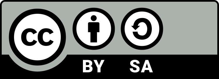 Das Bild zeigt das Logo der Creative-Commons-Lizenz Attribution-ShareAlike (CC BY-SA)