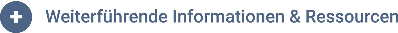 Hinweis weiterführende Informationen und Ressourcen