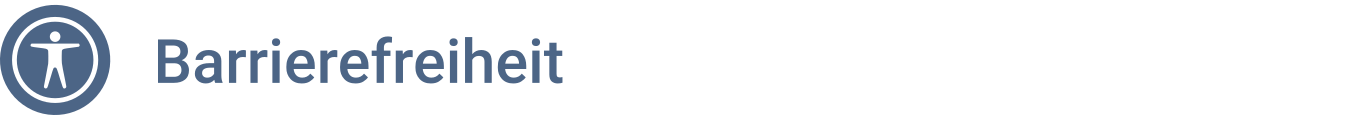 Hinweis Barrierefreiheit