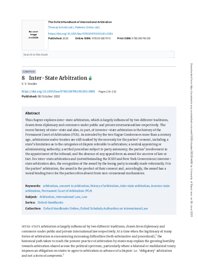 Vorschau 1 von Class_06_Reading_Veeder_Inter-State Arbitration 2020.pdf