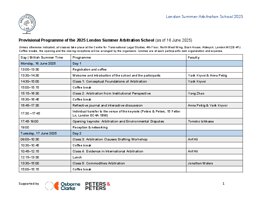 Vorschau 1 von London Summer Arbitration School_Programme_16_June 2025.pdf